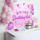 Lofaris Balloons Disco Musical Birthday Girl Party Backdrop